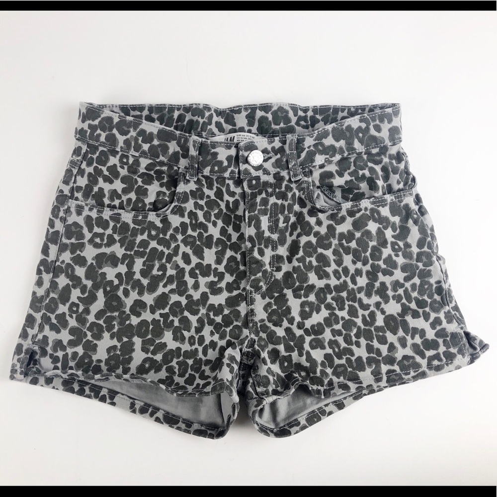 H&M Animal Print Shorts, Size 13/14